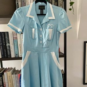 Twin Peaks Double R Diner Waitress Dress Costume